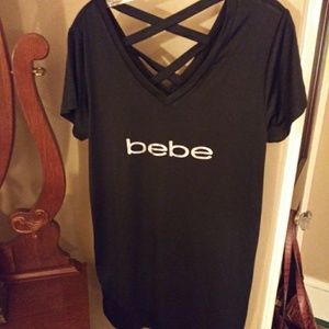BeBe Nightshirt Black XL fits like a Medium NWOT